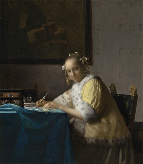 A Lady Writing, c. 1665.