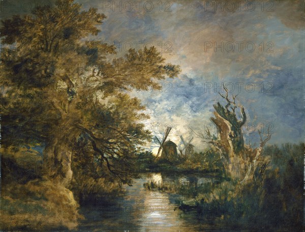 Moonlight on the Yare, c. 1816/1817.