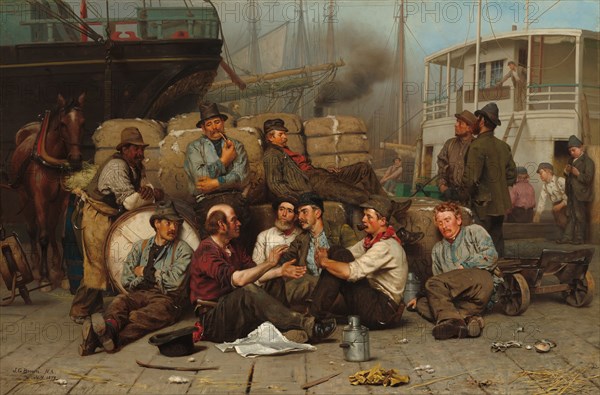 The Longshoremen's Noon, 1879.