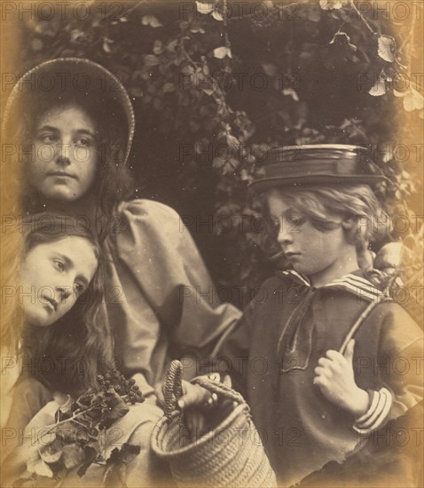 Elizabeth Keown, Kate Keown, and Freddy Gould, c. 1866-1868.