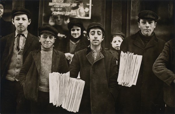 Hartford Newsboys, 1909.