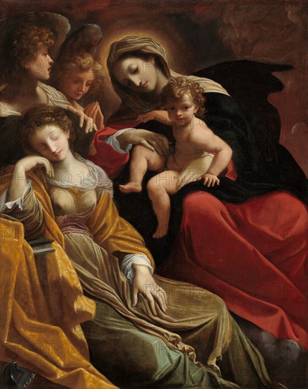 The Dream of Saint Catherine of Alexandria, c. 1593.