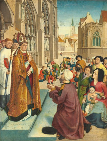 Episodes from the Life of a Bishop Saint, c. 1500.