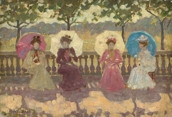 In the Park, Paris, 1891.