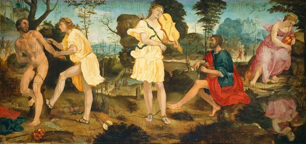 Apollo and Marsyas, c. 1540.