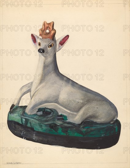 Deer Figurine, c. 1936.