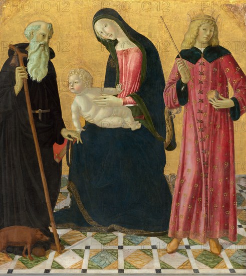 Madonna and Child with Saint Anthony Abbot and Saint Sigismund, c. 1490/1495.