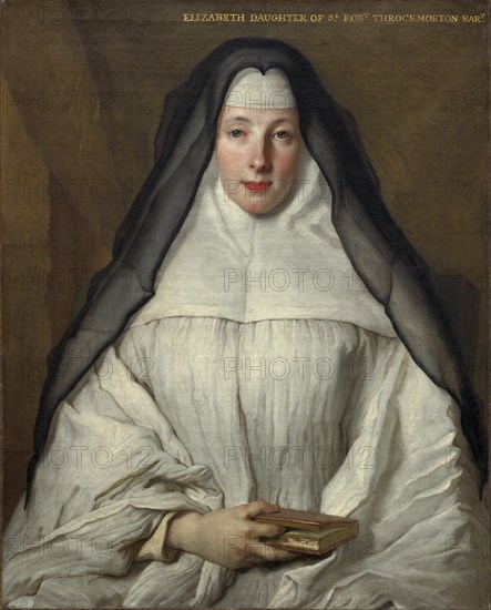 Elizabeth Throckmorton, Canoness of the Order of the Dames Augustines Anglaises, 1729.