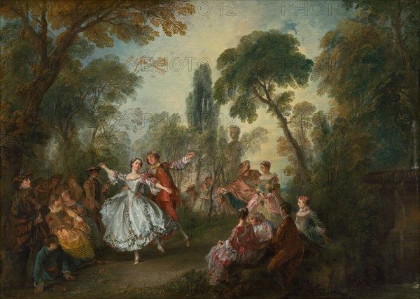 La Camargo Dancing, c. 1730.