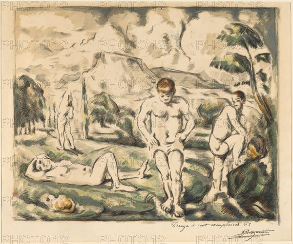 The Bathers (Large Plate), 1896-1897.