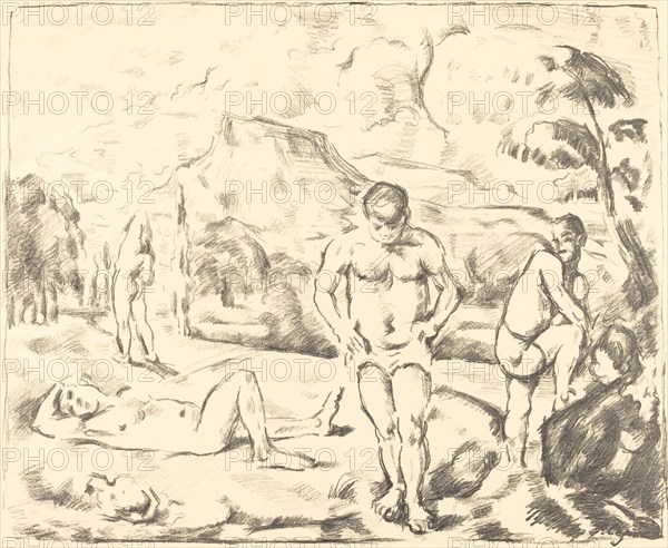 The Bathers (Large Plate), 1896-1897.