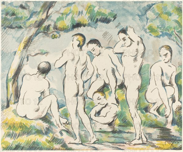 The Bathers (Small Plate), 1897.