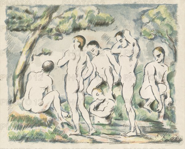 The Bathers (Small Plate), 1897.