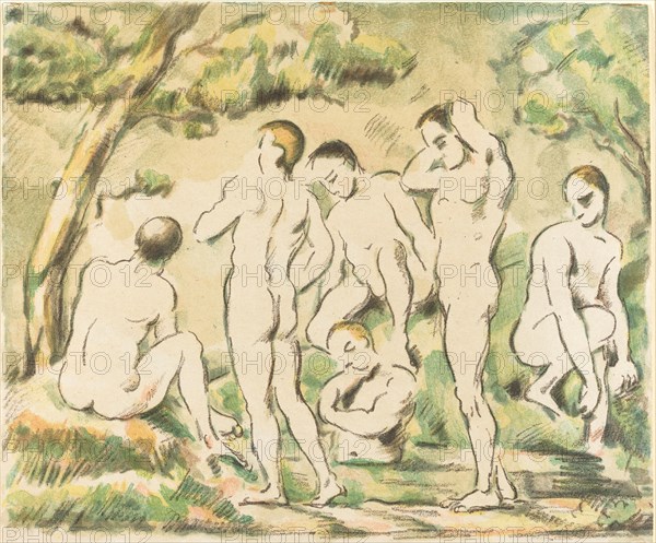 The Bathers (Small Plate), 1897.