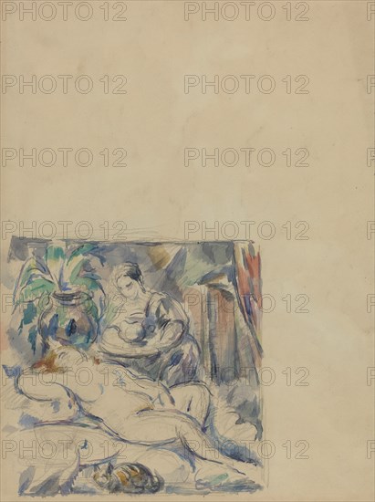 Waking Up [verso], c. 1880.