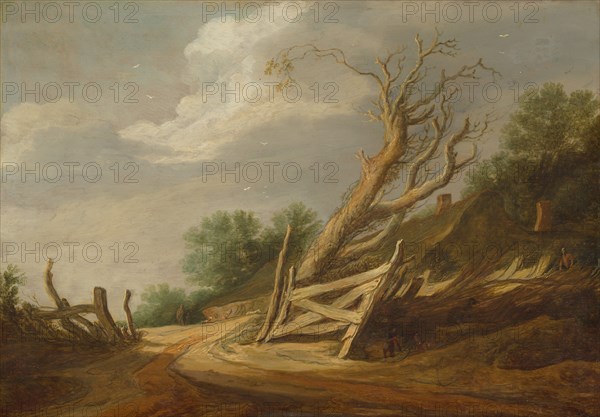 Landscape with Open Gate, c. 1630/1635.