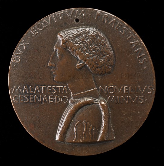 Domenico Novello Malatesta, 1418-1465, Lord of Cesena and Cervia 1429 [obverse], c. 1445.