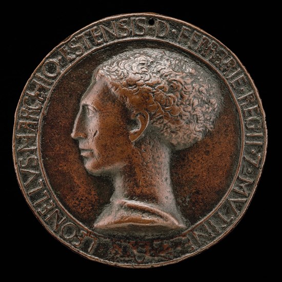 Leonello d'Este, 1407-1450, Marquess of Ferrara 1441 [obverse], c. 1441/1450.