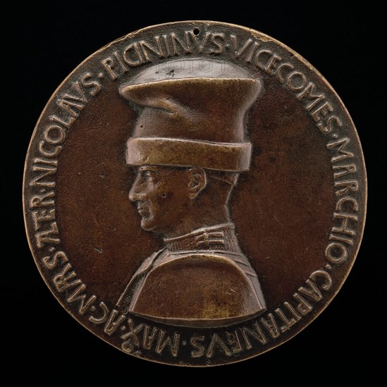 Niccolò Piccinino, 1386-1444, Condottiere [obverse], c. 1441.