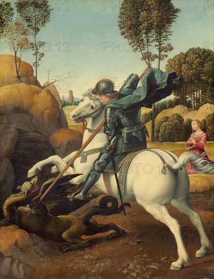 Saint George and the Dragon, c. 1506.