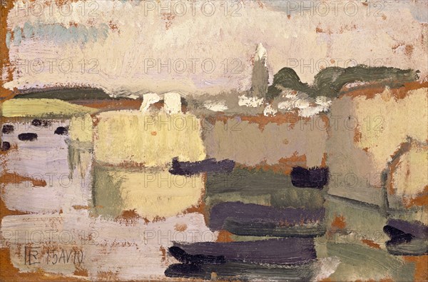 Village at the Water's Edge, 1910.