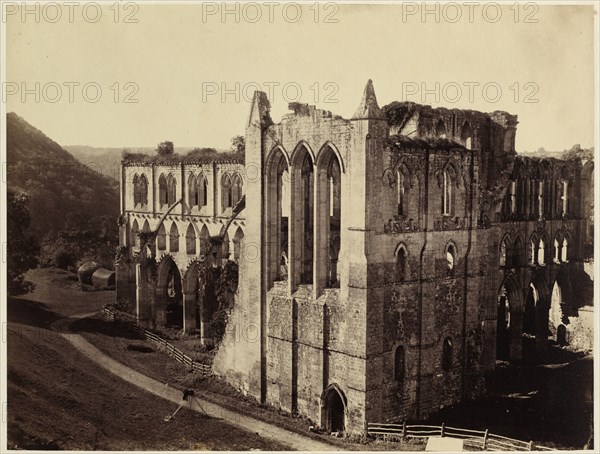 Rievaulx Abbey, the North Transept, 1854.