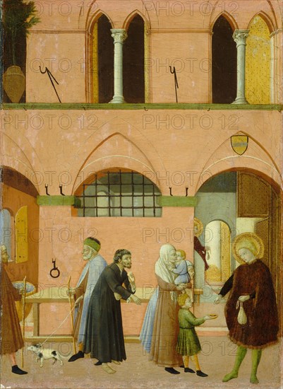 Saint Anthony Distributing His Wealth to the Poor, c. 1430/1435.