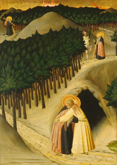 The Meeting of Saint Anthony and Saint Paul, c. 1430/1435.