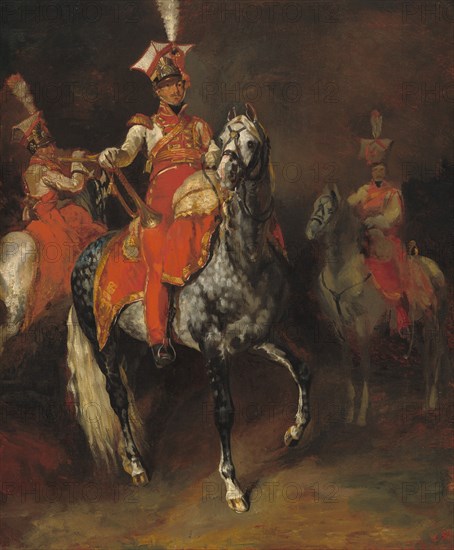 Mounted Trumpeters of Napoleon's Imperial Guard, 1813/1814.