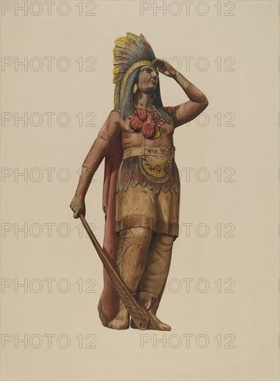 Cigar Store Indian, 1935/1942.