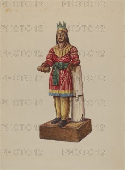 Cigar Store Indian, 1935/1942.