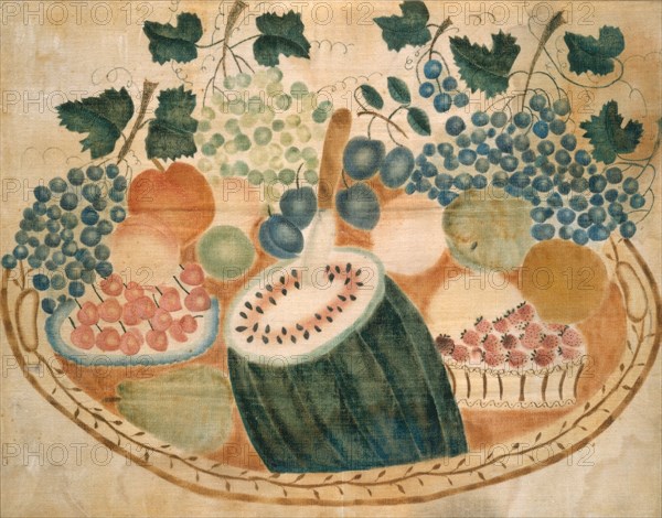 Fruit on a Tray, c. 1840.