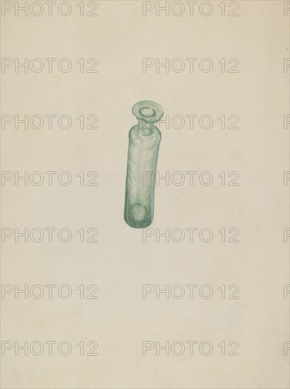 Glass Medicine Vial, 1935/1942.