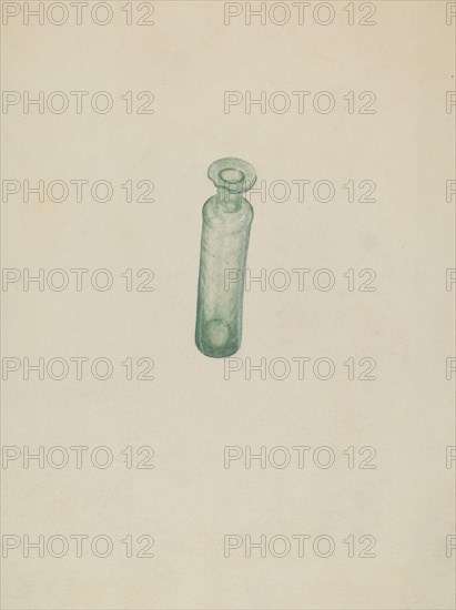 Glass Medicine Vial, 1935/1942.