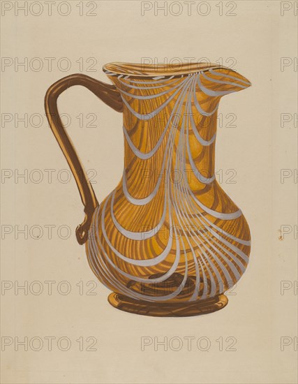 Glass Pitcher, 1935/1942.