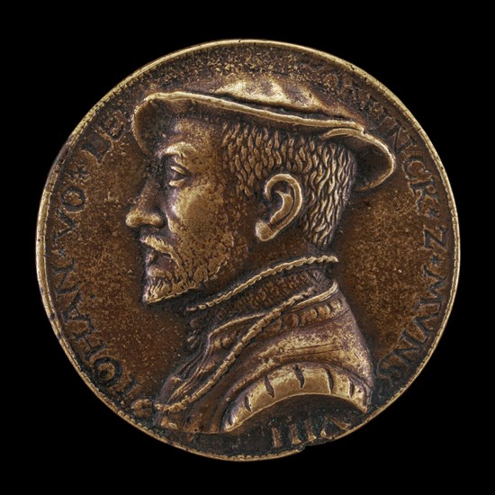 Johann van Leyden, c. 1509-1536, Dutch Anabaptist [obverse], c. 1535.