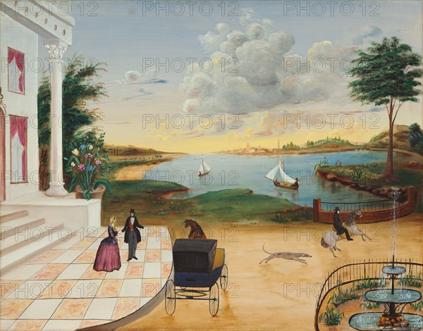 Leaving the Manor House, c. 1850/1855.