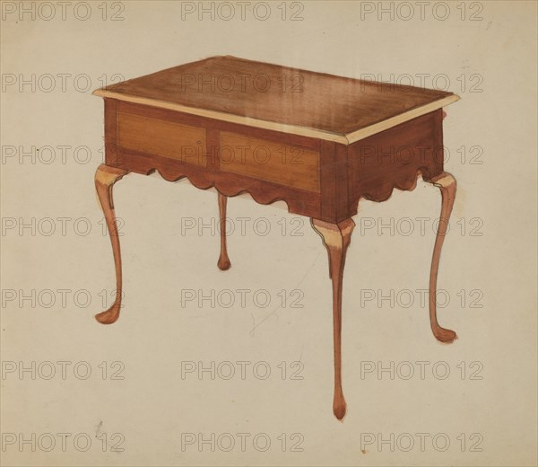 Rectangular Table for Serving or Tea, c. 1940.