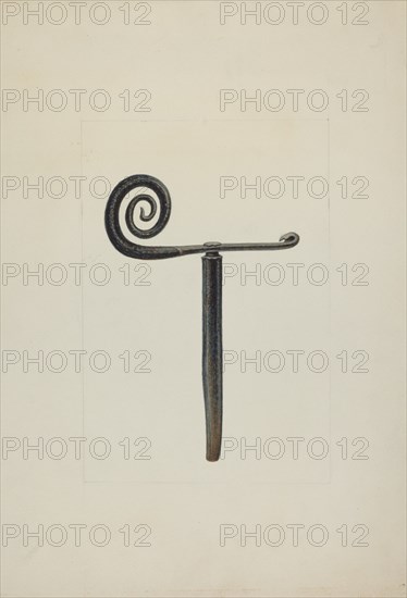 Shutter Fastener, 1935/1942.