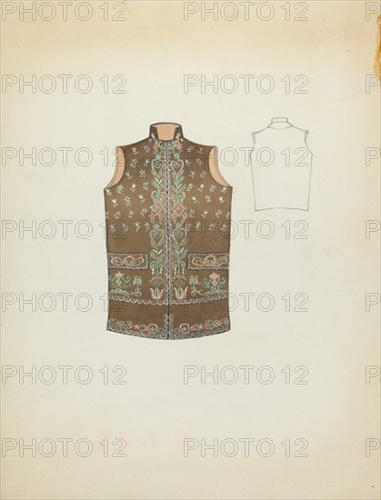 Sleeveless Jacket, 1935/1942.