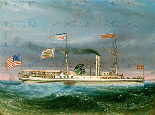 Steamship "Erie", probably 1837.