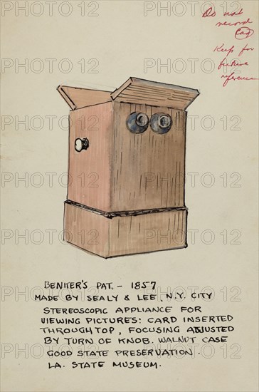 Stereoscope Viewer, 1935/1942.