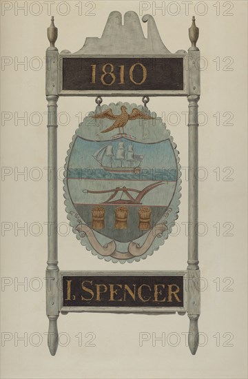 Tavern Sign, 1935/1942.