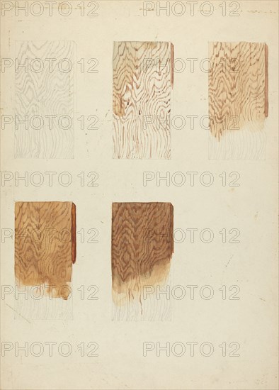 Technique Demo (Wood Grain), 1935/1942.