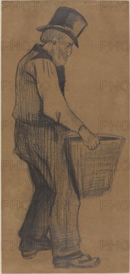 Old Man Carrying a Bucket, 1882.