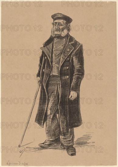 Orphan Man, Standing, 1882.