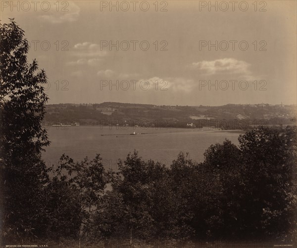 Cayuga Lake Toward Ithaca, c. 1895.