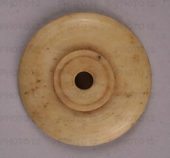 Spindle Whorl, Iran, 9th-10th century. Excavated at Nishapur, providing evidence the city possessed a thriving textile industry