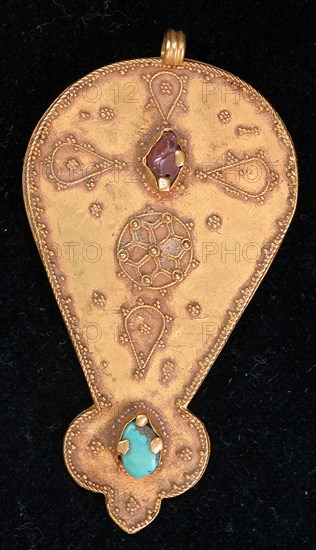 Pendant, Iran, 11th-12th century. May have been a talisman.