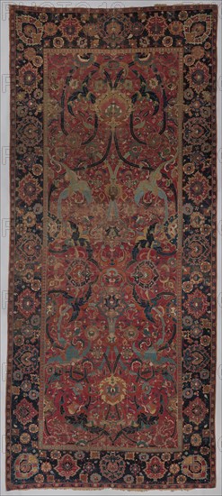 Floral Arabesque Carpet, probably Iran, 17th century.